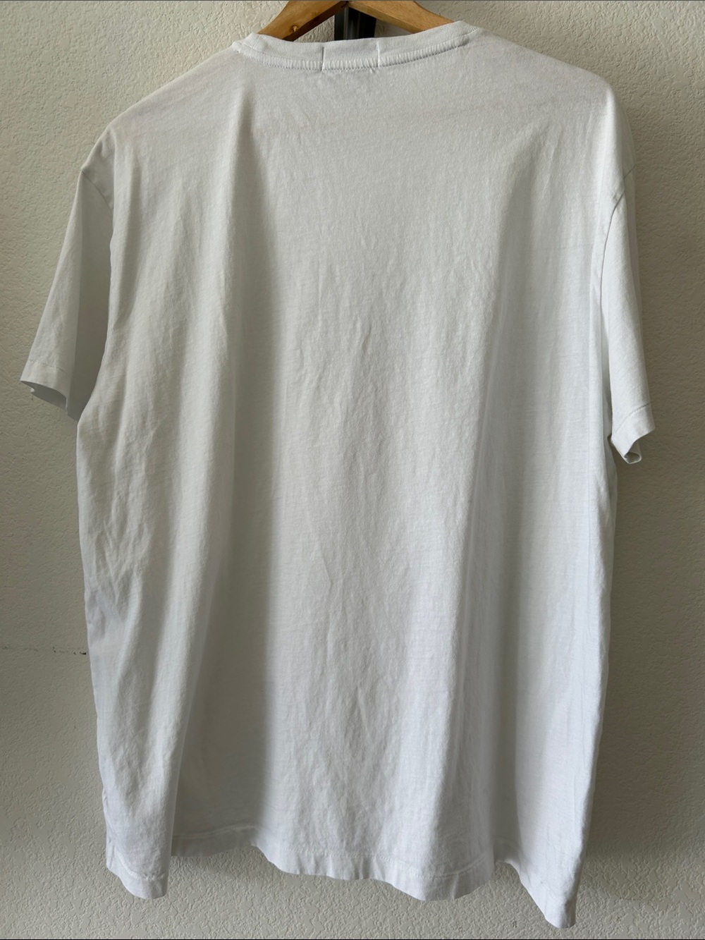 Polo by Ralph Lauren Men's White Short-Sleeve Tee with Green Logo L - Picture 5 of 5